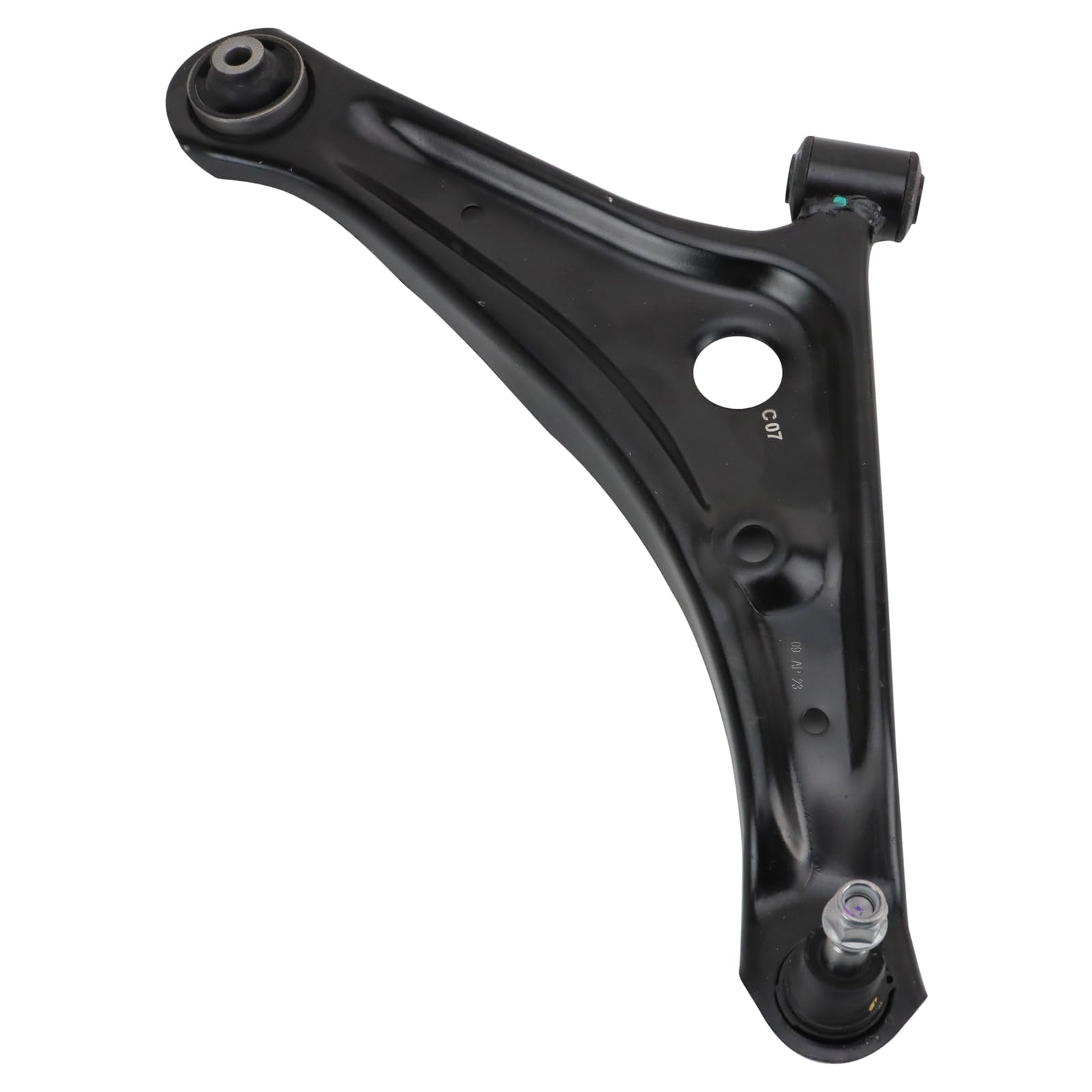 Trq Front Right Lower Control Arm With Ball Joint Passenger Side Compatible With 2014-2023 Mitsubishi Mirage 2017-2023 Mirage G4