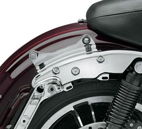 Ecotric Chrome 4 Point Docking Hardware Kit Compatible With 2014-2022 Harley Davidson Touring Street Glide Road King Electra Gli