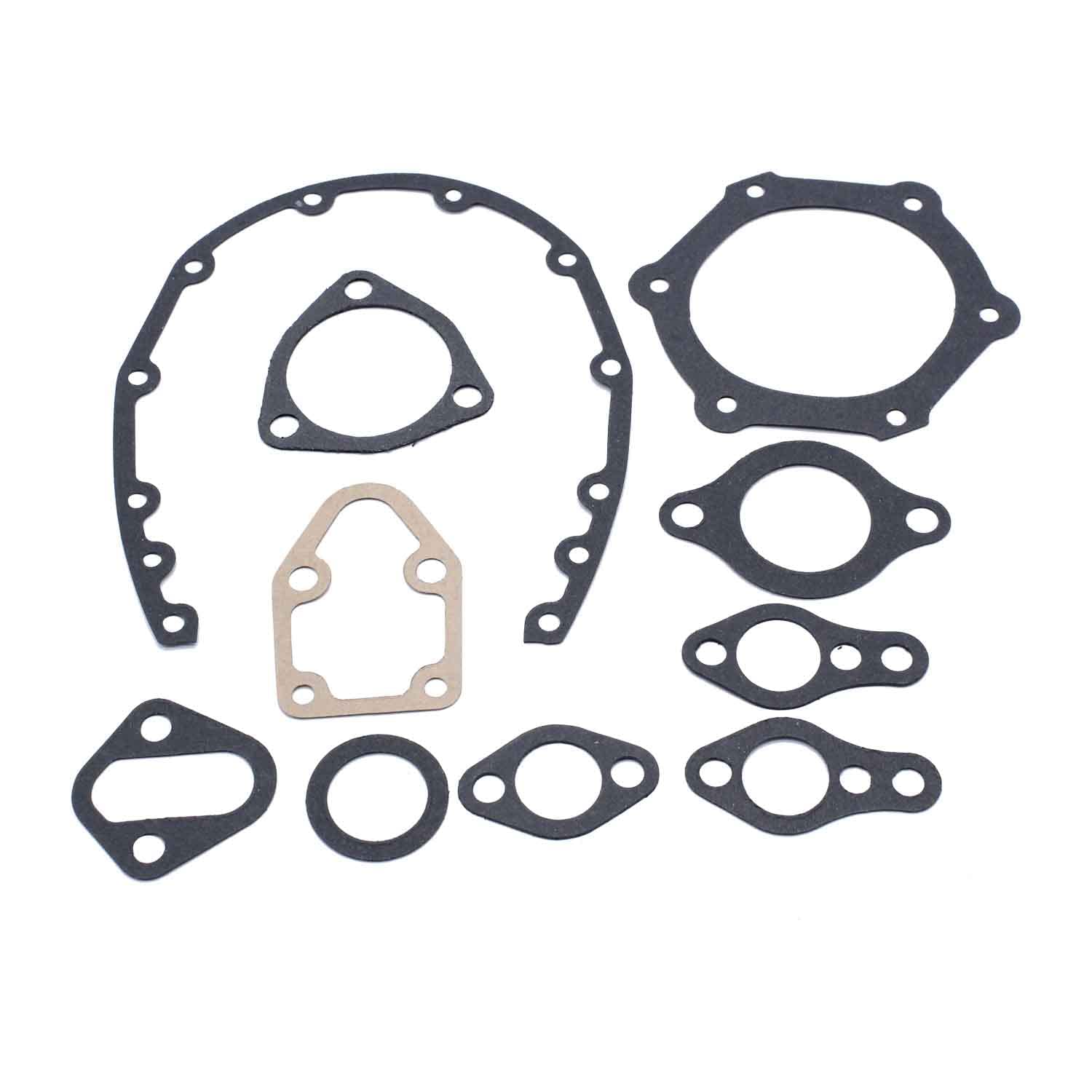 1 Set Overhaul Engine Gasket Set Full Gasket C350-1 260-1000 KS2600 Compatible with Small Block Chevy Engines SBC 283 302 307 32
