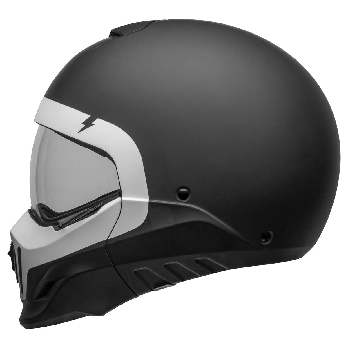 BELL Broozer Helmet - Small, Cranium Matte Black/White, Lightweight Design