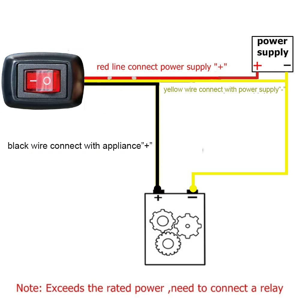 Gebildet Paste Type Switch Push Button Led Switch With Terminal For Car Boat Marine Truck Rv, Dc12V/10A, 24V/5A Diy On/Off Rocke