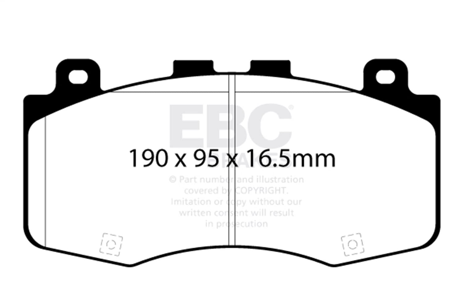 Ebc Brakes - Ebc Yellowstuff Pads (Dp42400R)