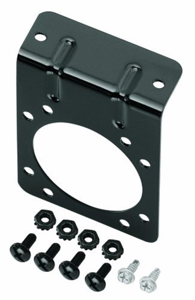 Reese 118138 Mounting Bracket for 7-Way Flat , Black