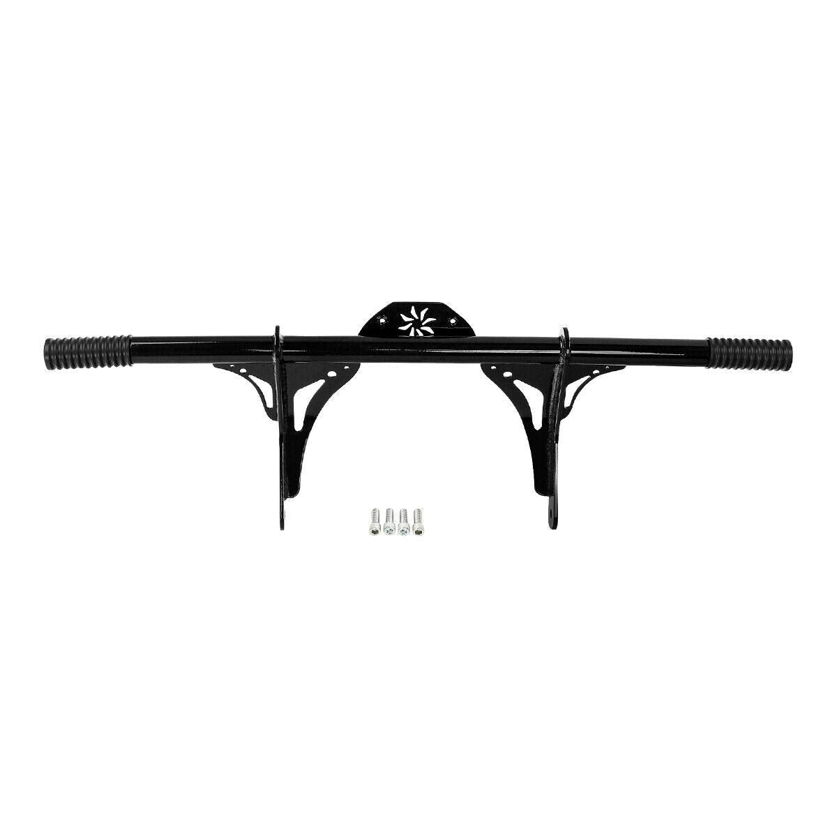WOWTK Highway Peg Crash Bar for Harley Dyna 2006-2017, Iron, Gloss Black, Model TK-G-0097-1-B