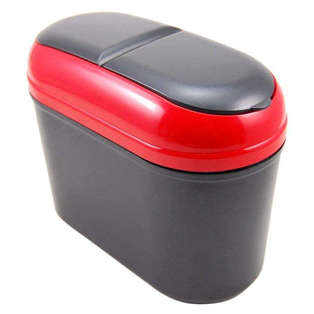 JOYBOOS Portable Mini Car Trash Bin  Travel Waste Container, MultiColor Car Dustbin for Clean Interior Organization
