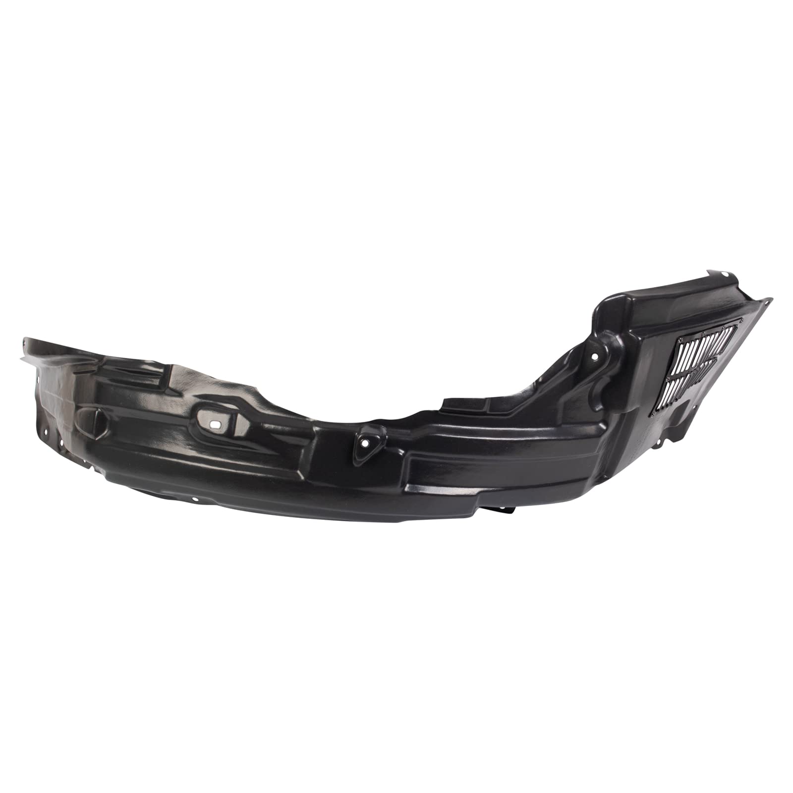 Trq Inner Fender Liner Set Compatible With 2009-2017 Mitsubishi Lancer Mi1248125 Mi1249125