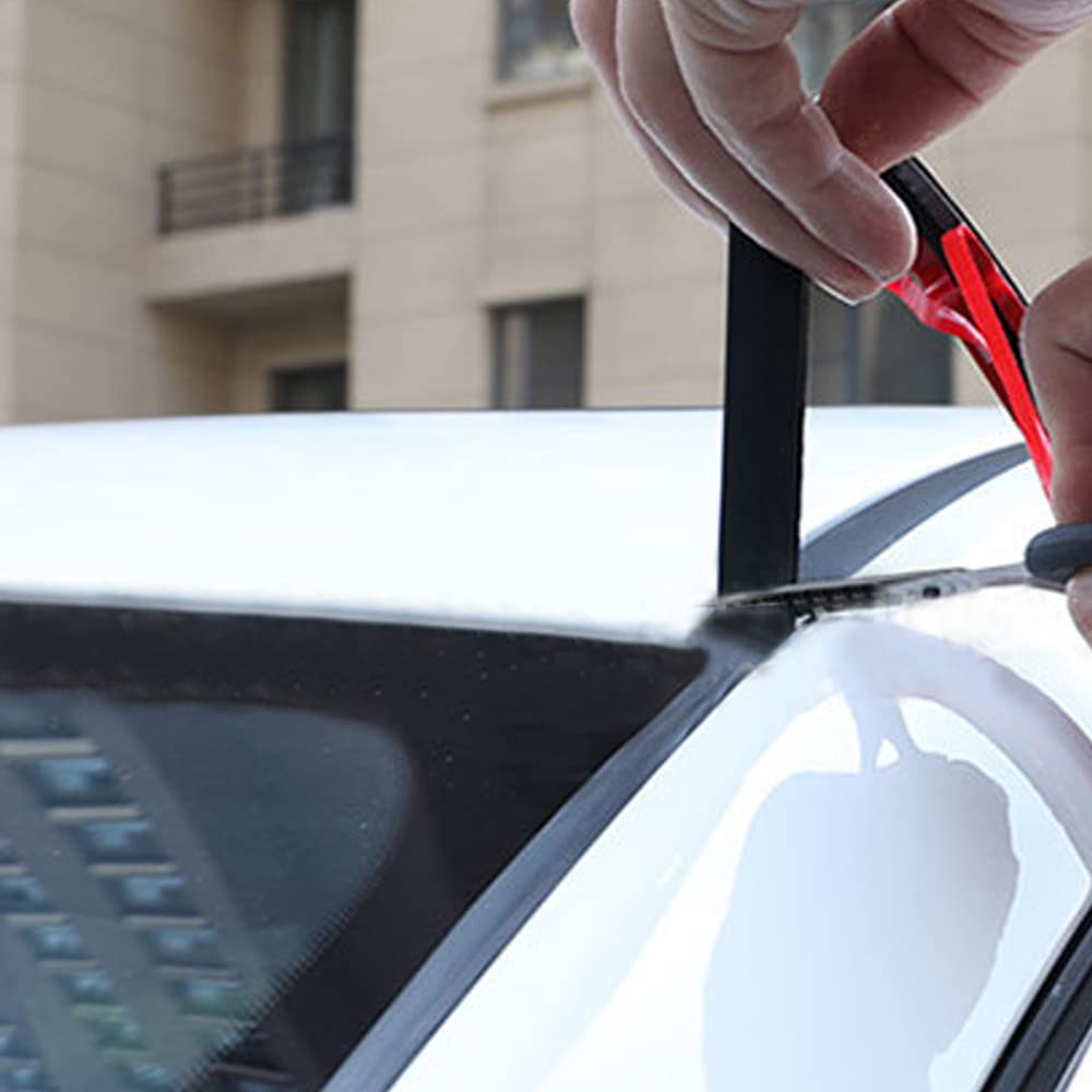 Car Sunroof Seal Car Windshield Seal Strip,22 Ft Windshield Rubber Seal,Car Weather Stripping T Shape Sealing Strip,Automotive D