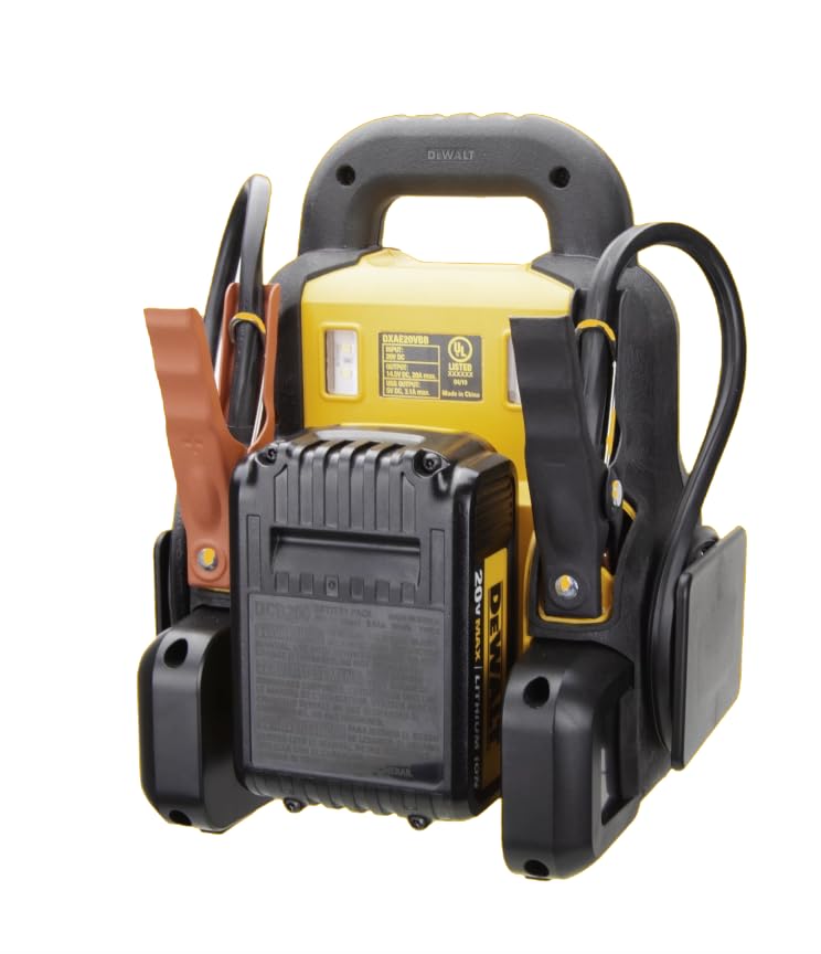 DEWALT DXAE20VBBK Battery Booster with 20V XR 5Ah Lithium-Ion Battery & DCB115 Charger, Yellow