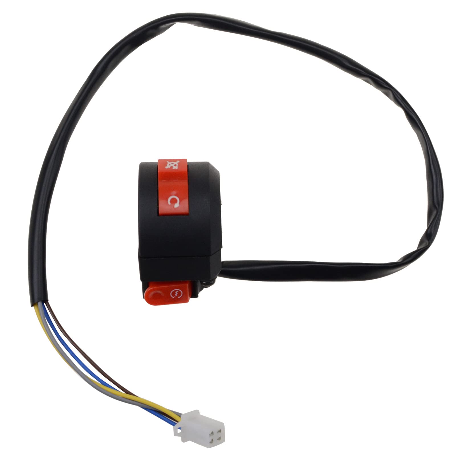 GOOFIT 7/8'' 22mm Handlebar Mount Motorbike ON OFF Start Kill Switch Replacement for Taotao ATVs Quad Wheelers Motorcycles Pit B