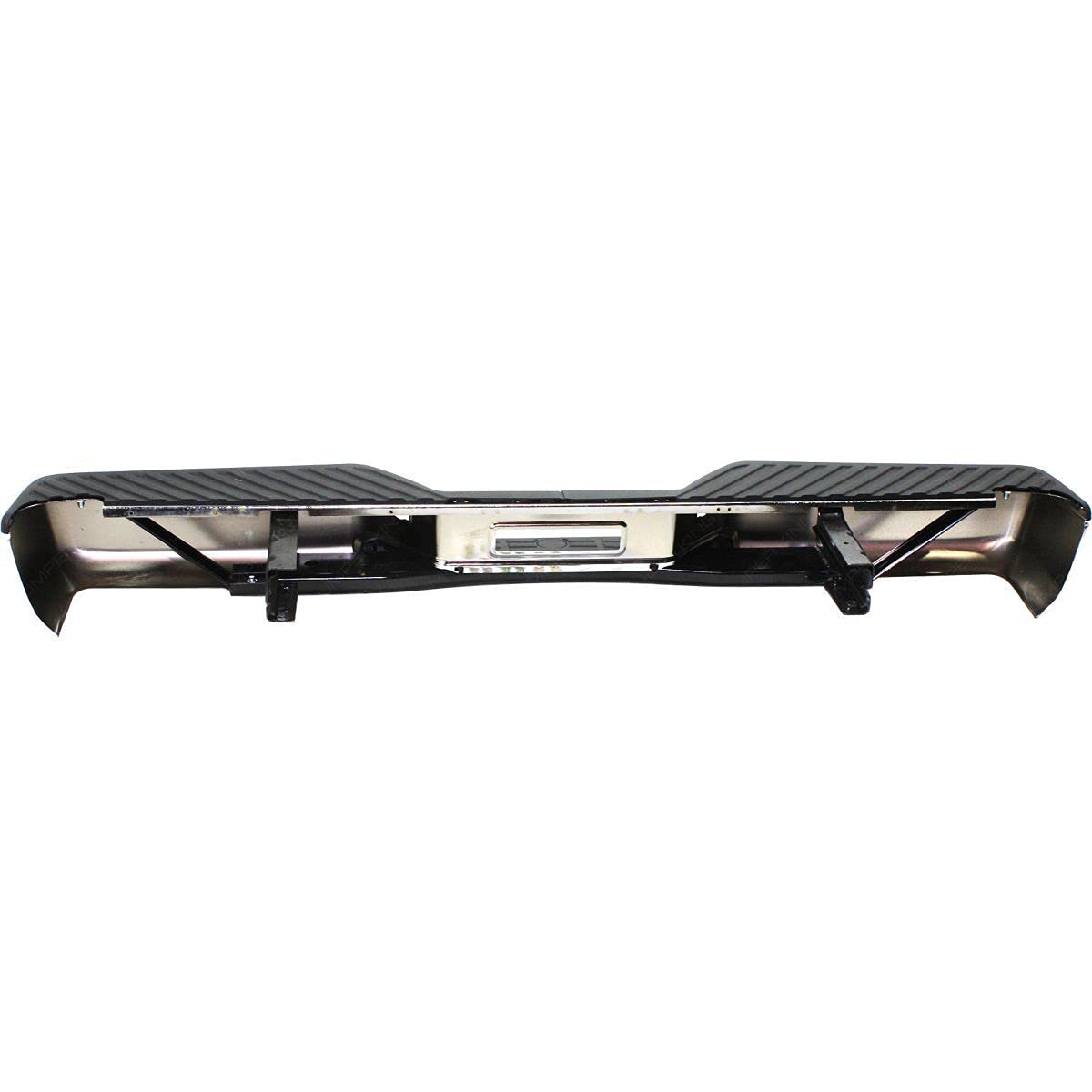 BUMPER-KING Rear Step Bumper Compatible with 2004-2015 Nissan Titan Pickup 04-15 NI1103118 Chrome with Park Assist