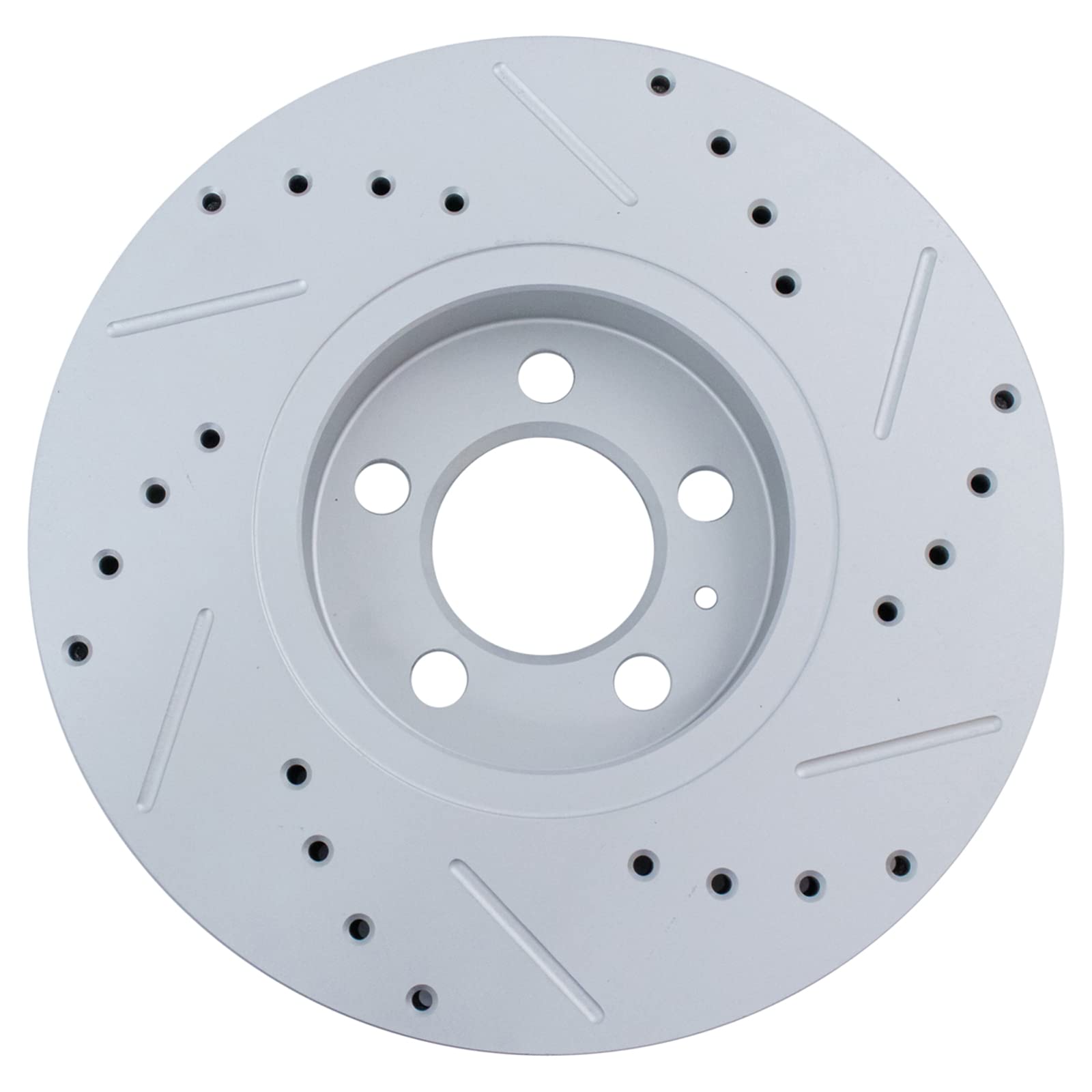Trq Front Performance Brake Rotors Set Premium G-Coated Compatible With 1999-2010 Volkswagen Beetle 1999-2006 Golf 1999-2005 Jet
