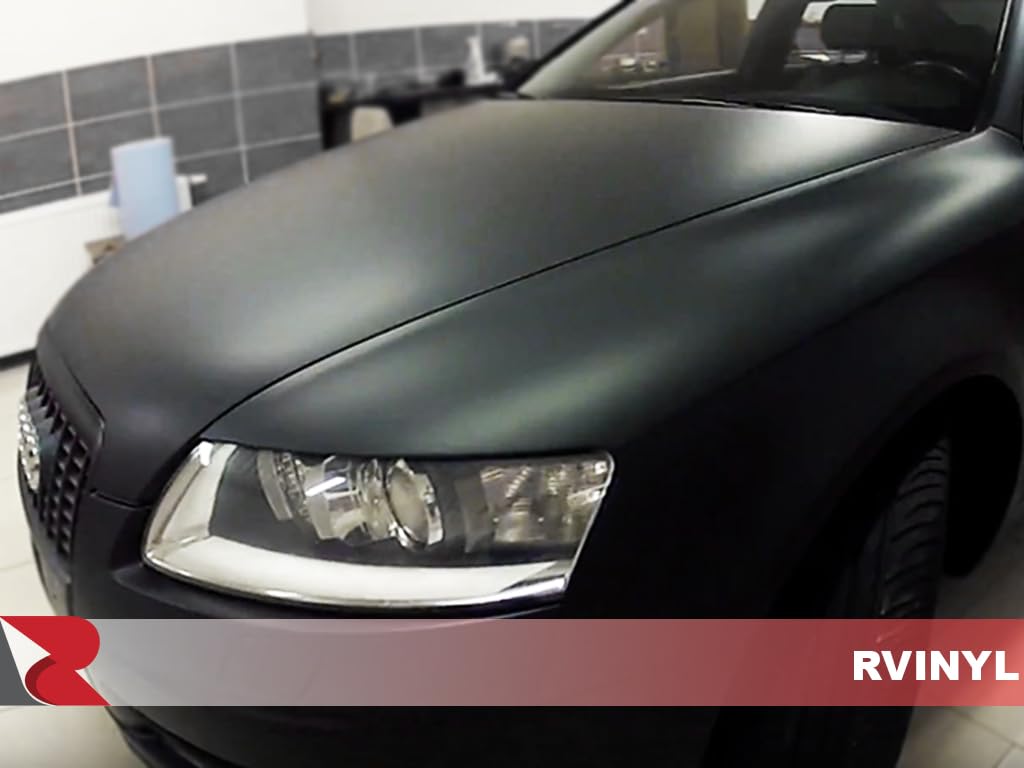 3M 2080 Series M12 Matte Black Dual Cast Lustrous Vinyl Car Wrapping Film - 1Ft X 1Ft - 1Sq Ft - Bubble Free Vehicle Sheet Roll
