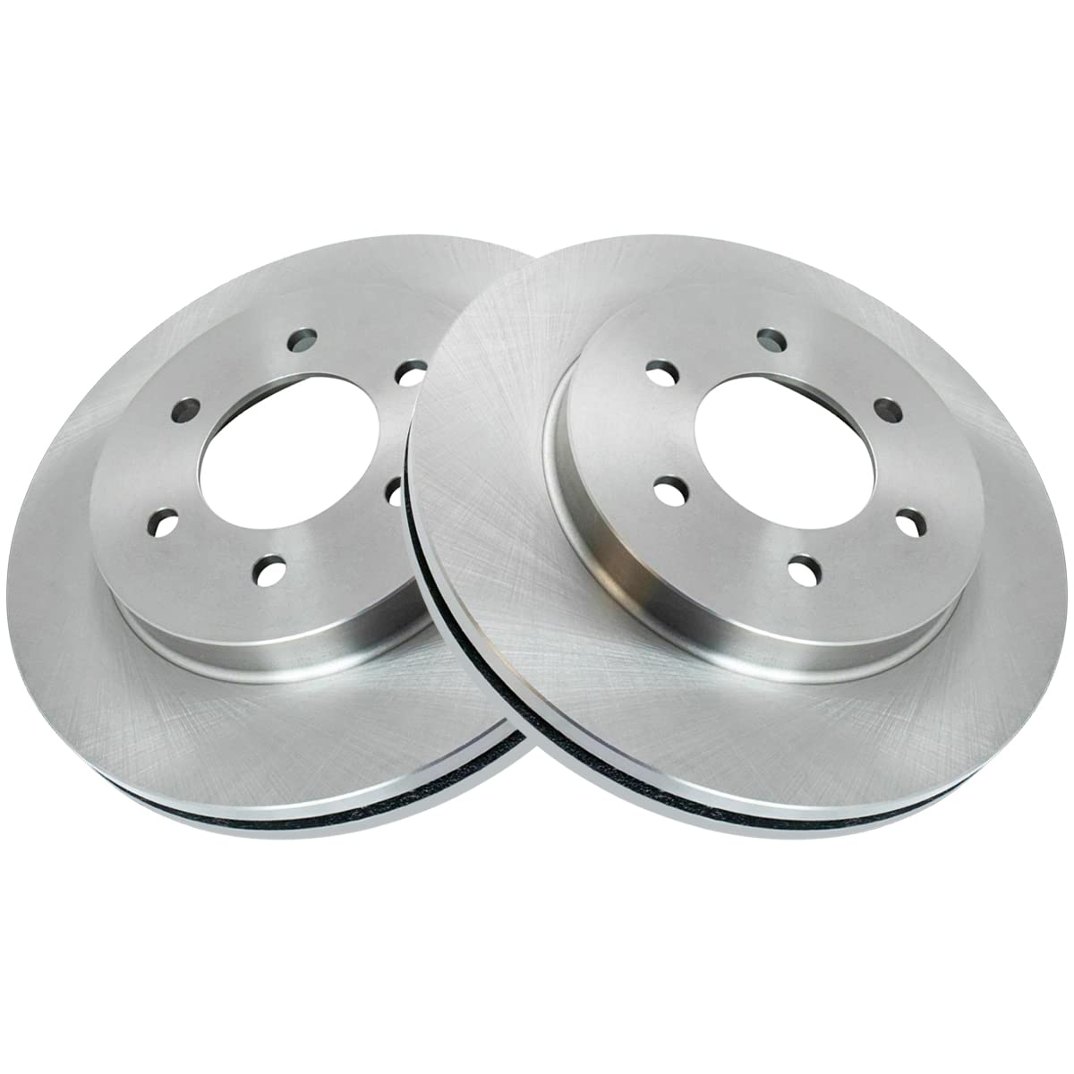 Autoshack Front Brake Rotors Pair Of 2 Driver And Passenger Side Replacement For 2004 2005 2006 2007 2008 Ford F-150 2006-2008 Lincoln Mark Lt 4.2L 4.6L 5.4L V6 V8 4Wd Awd R64111Pr