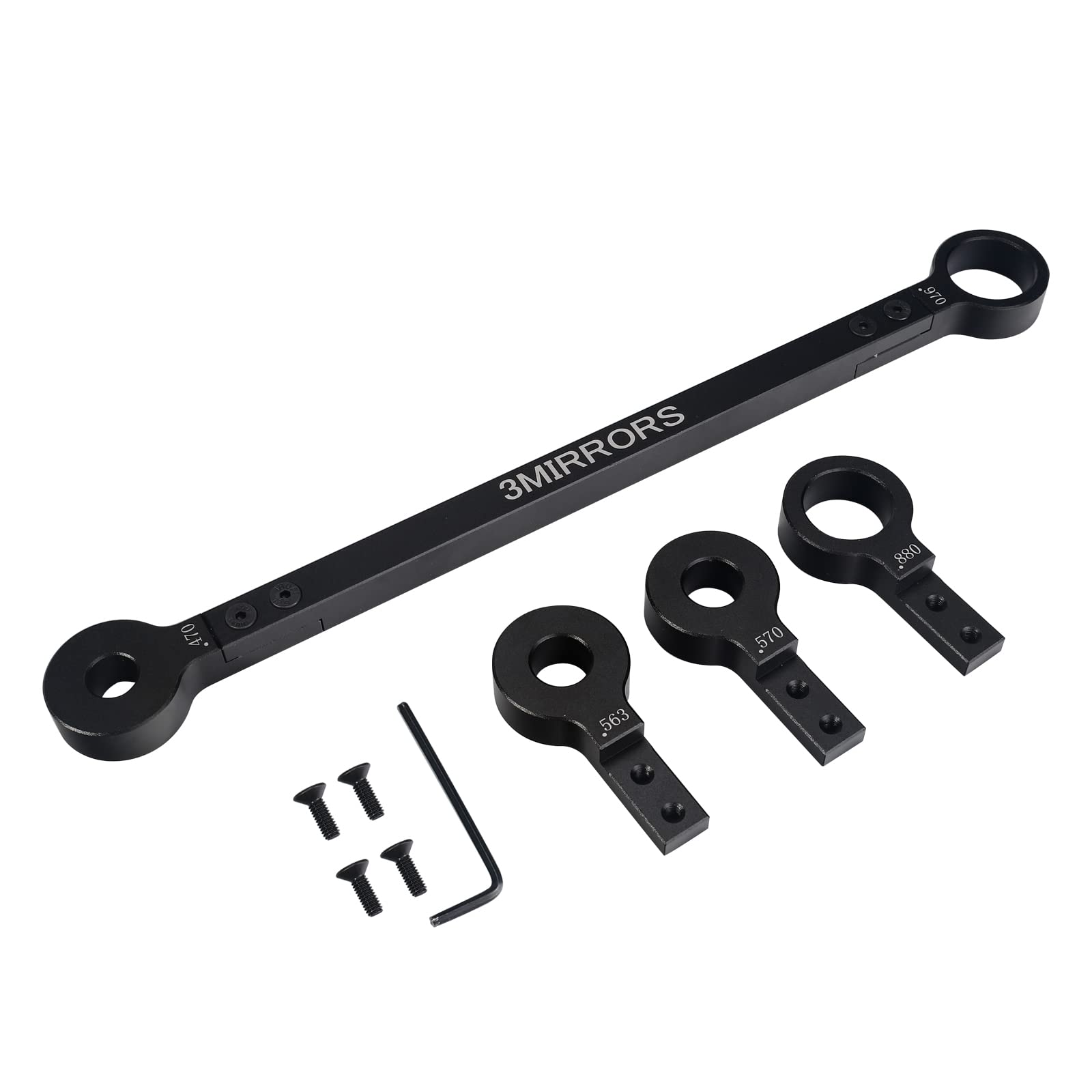 3Mirrors Clutch Alignment Tool Compatible With Polaris Rzr Xp Sportsman Ranger Xp With 10.5In Spacing, Aluminum