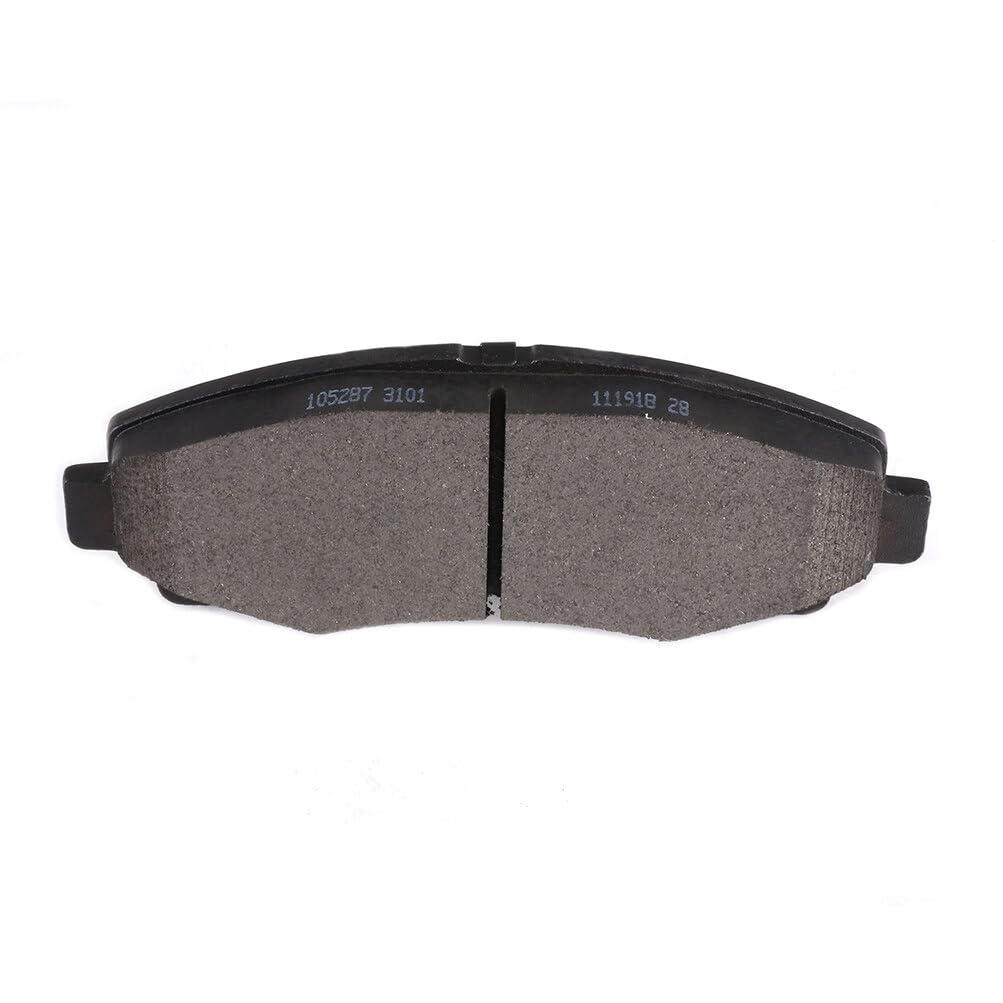 Cciyu D1102 D1103 Front & Rear Semi-Metallic Disc Brake Pads Kit For Honda Ridgeline 2006-2011 8Pcs