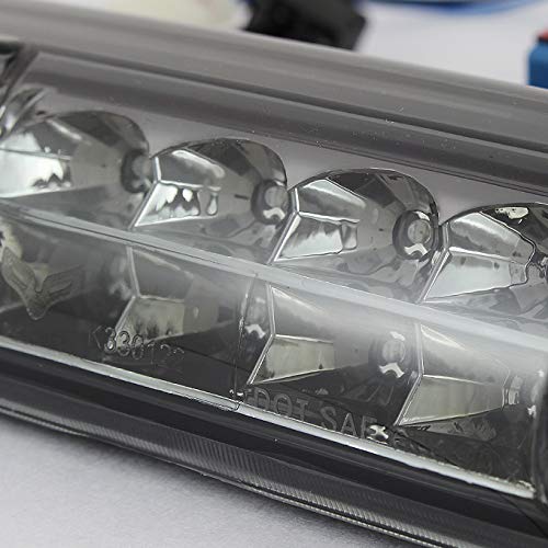 AKKON LED Set for 03-06 Chevy Silverado GMC Sierra Smoked Tail Light & 3rd Brake Lamp
