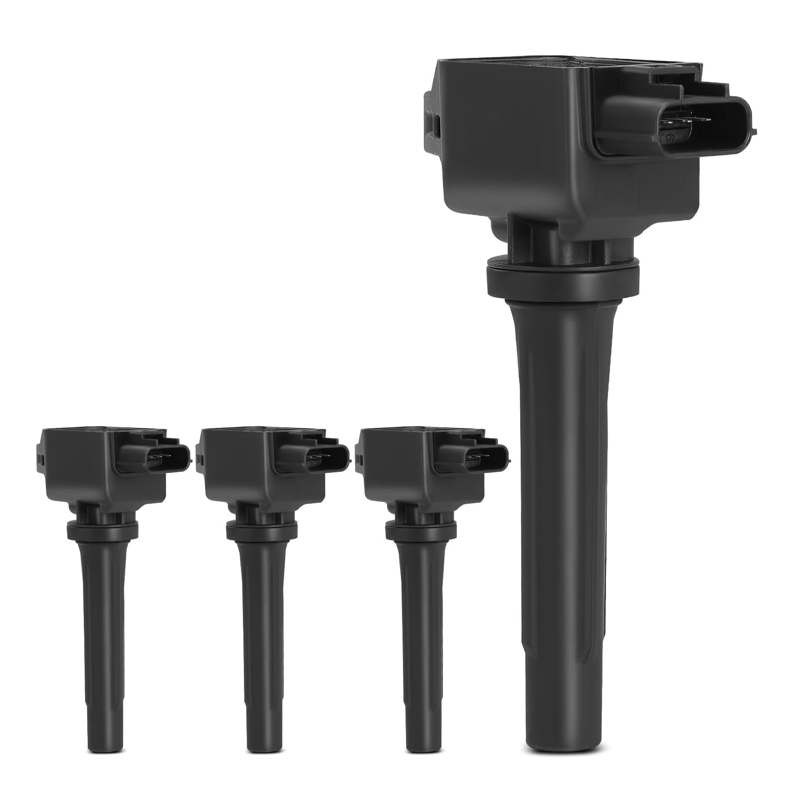YHTAUTO Set of 4 Ignition Coil Packs Replacement for Mazda 3 2012-2019, 6 2014-2020, 3 Sport CX-3 CX-5 CX-9 MX-5 Miata 2.0L 2.5L
