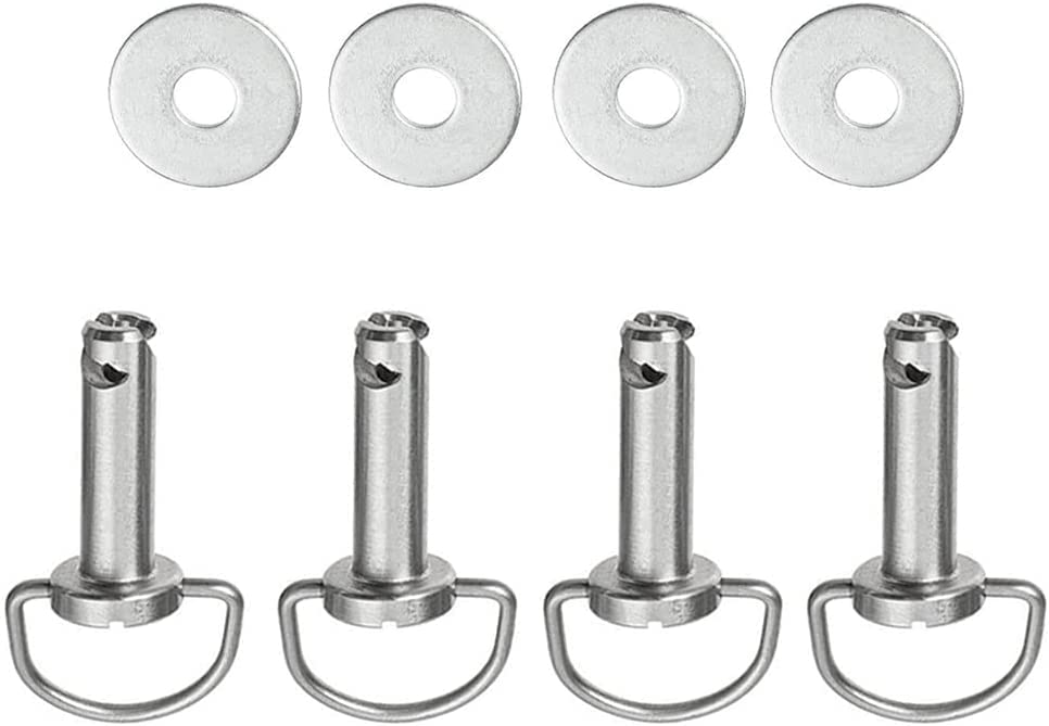 Vpzmt Fastener-1/4 Turn With Washers, Saddlebag Mounting Pin Bolts/Saddle Bag Fasteners Pins For Harley Touring Softail Road Kin