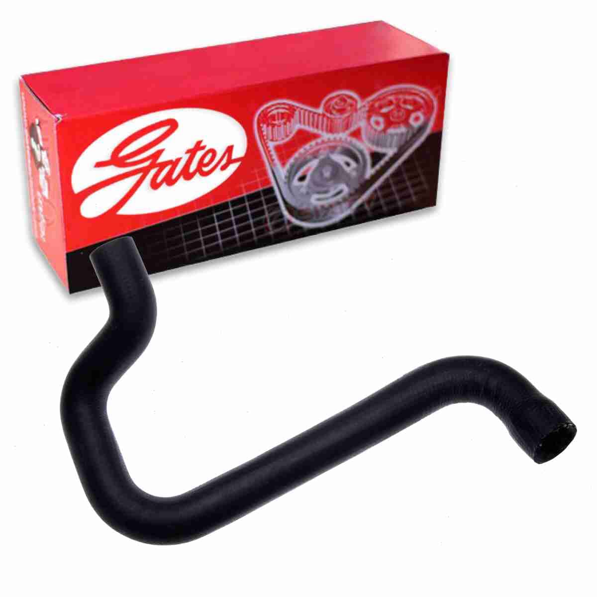 Gates Upper Radiator Coolant Hose compatible with Ford F-150 5.0L 5.8L V8 1987-1994