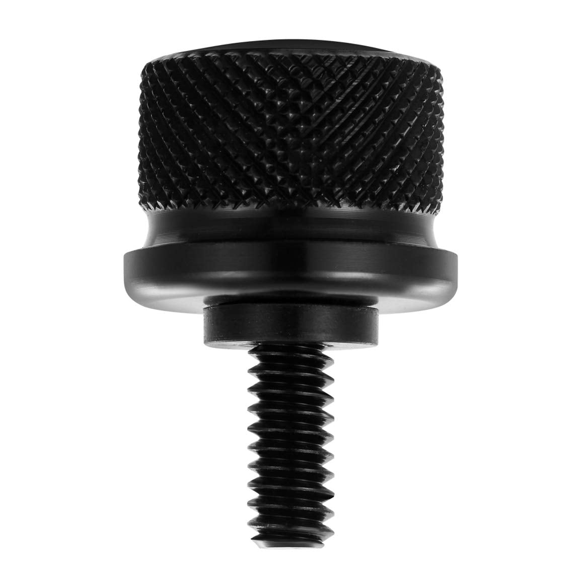 PBYMT Black Rear Fender Seat Bolt Tab Screw Compatible for Harley Davidson Softail Dyna Sportster Touring Street Glide Electra R