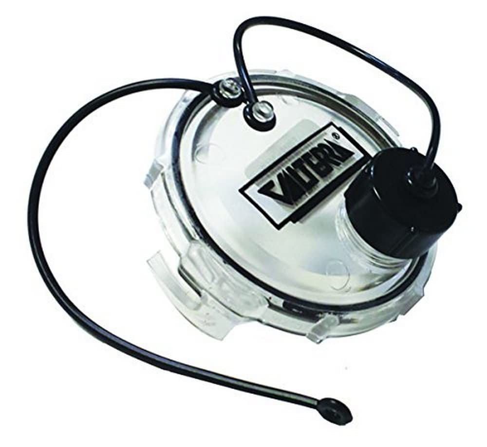 VALTERRA T10201CLR Waste Valve Cap  3 with Capped 3/4 GHT, Clear, Bulk