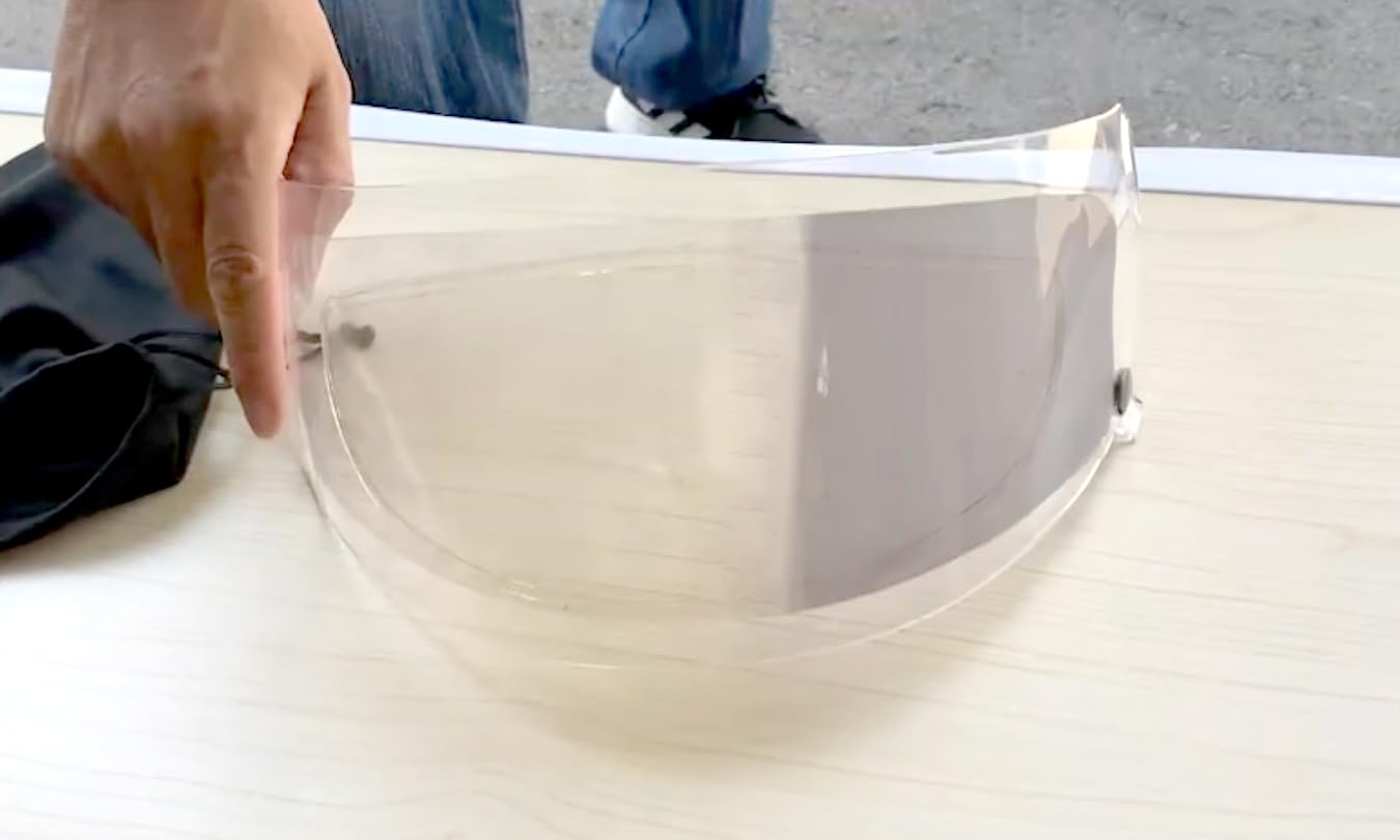 XII WANG YE Full Face Motorcycle Helmet Shield - Photochromic Anti-Fog Film, Transitional Visor, Model PAF004