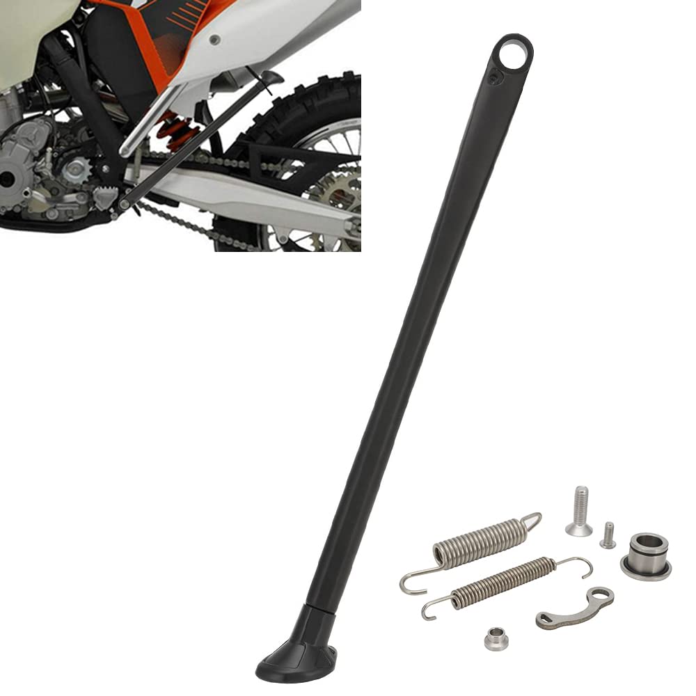 JFG RACING Dirt Bike Kickstand Side Stand Forging Aluminum With Springs For XC XCW XCF EXC EXCF 150 200 250 300 350 400 450 500 