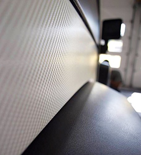 Vvivid Xpo White Carbon Fiber Car Wrap Vinyl Roll With Air Release Technology (100Ft X 5Ft)