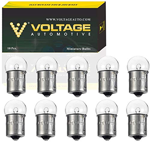 Voltage Automotive 68 G18 Brake Tail Light Bulb Turn Signal Bulb Side Marker Light Bulb (Box Of 10)