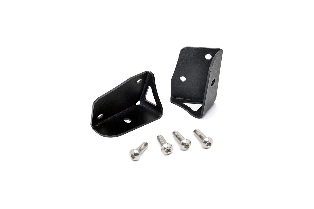 Rough Country Lower Windshield LED Brackets for 97-06 Jeep Wrangler TJ - 70043
