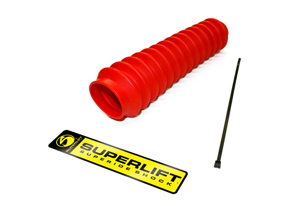 Realtruck Superlift Suspension Red Shock Boot | 86030 | Universal