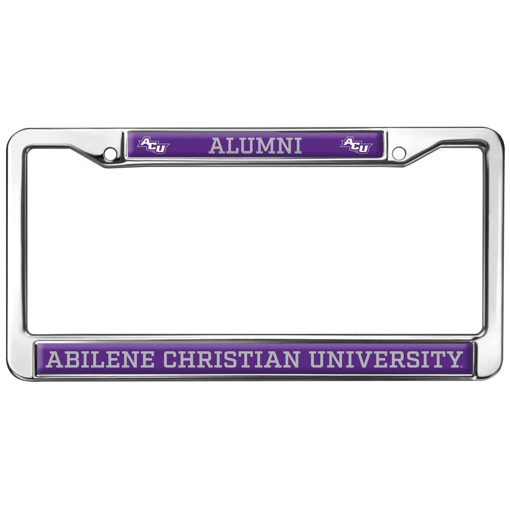 Abilene Christian Alumni Logo Full Size Standard License Plate Metal Frame