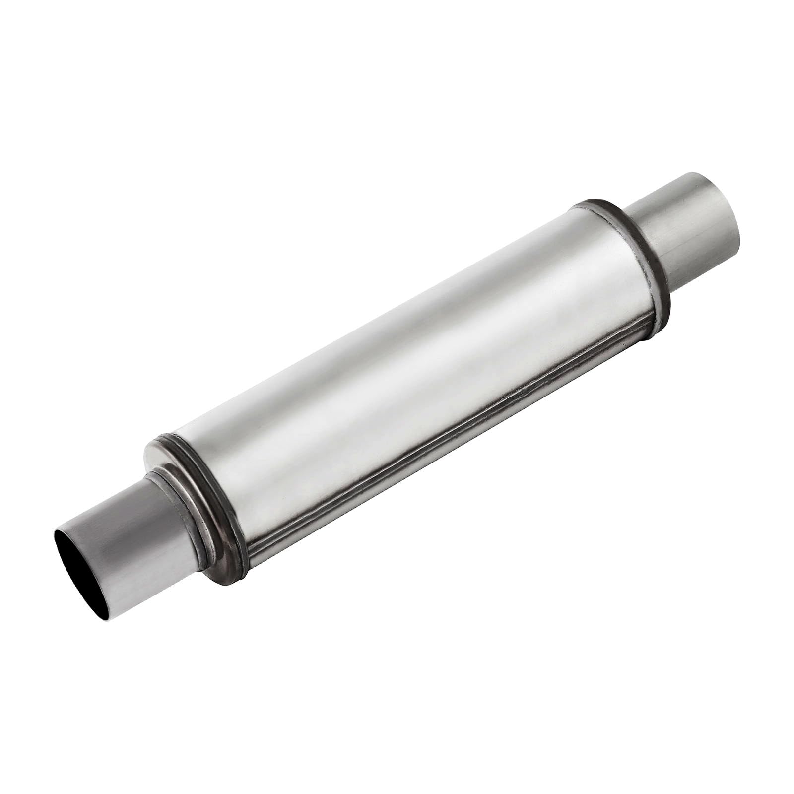 2.25'' Inlet/Outlet Exhaust Muffler,2.25'' Exhaust Muffler Universal Resonator Stainless Steel Straight Through Design Exhaust T