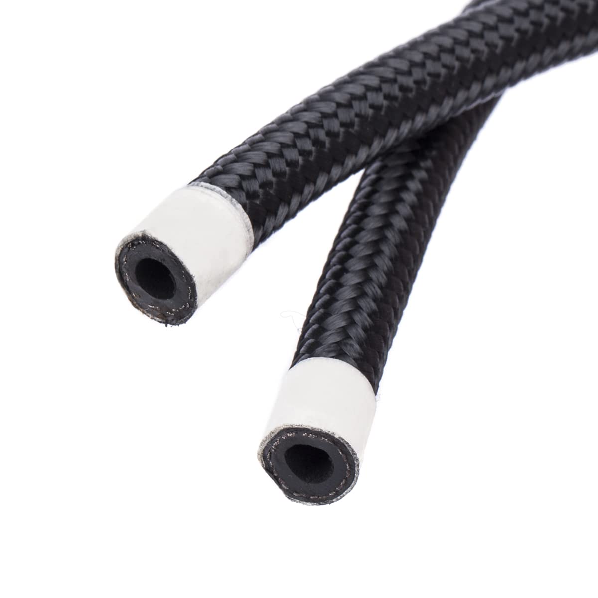 8AN 20FT Fuel Line Hose Kit, Nylon Stainless Steel Braided Fuel Line Oil/Gas/Fuel Hose End Fitting Hose with 10PCS Swivel Fuel H