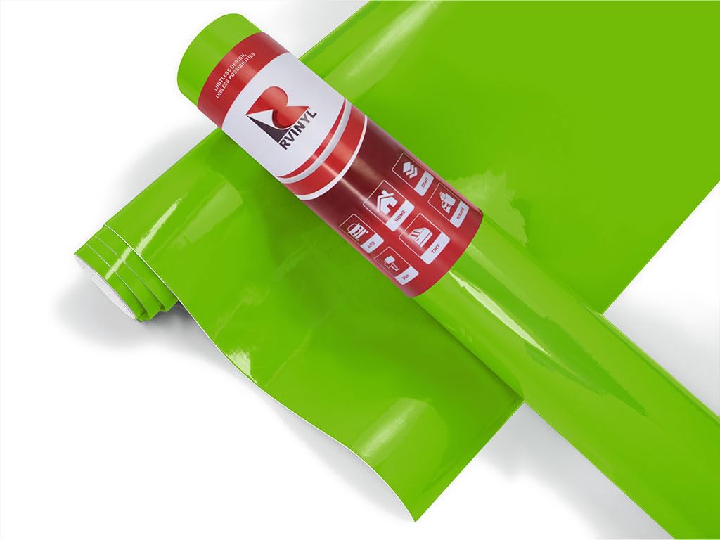 3M 2080 G16 Gloss Light Green (5Ft X 21Ft) Vinyl Wrap Film Sheet With Air-Release For Cars, Trucks & More (105Sq Ft Roll)
