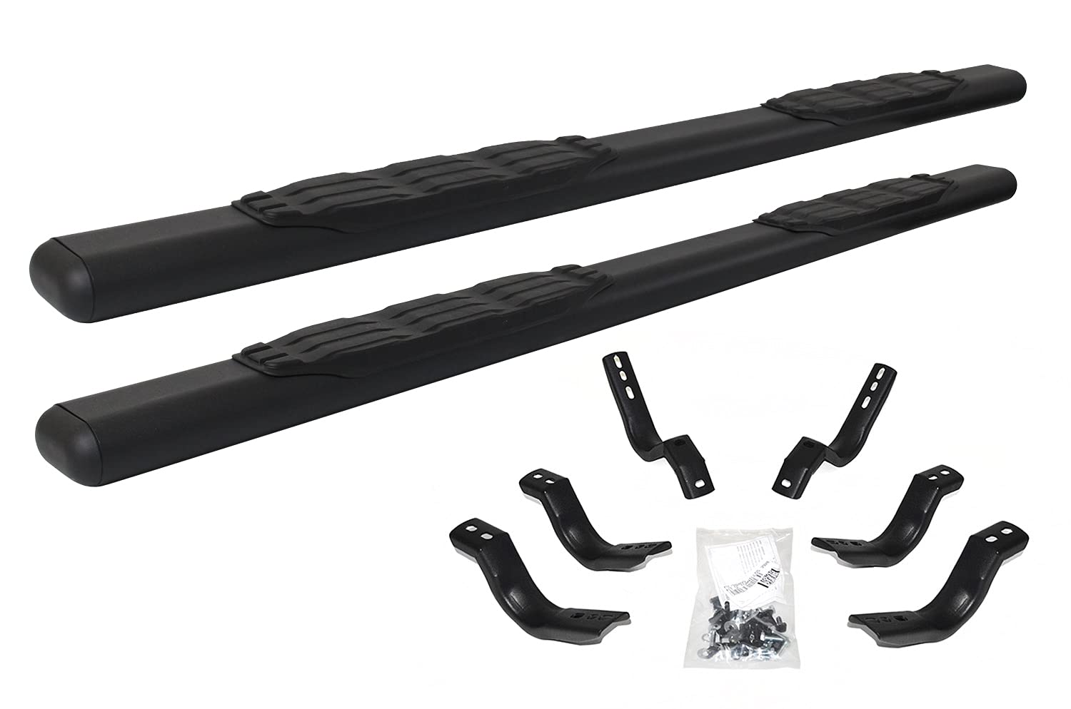 Go Rhino 105451687T 5' 1000 Series Side Steps With Mounting Brackets Kit For Jeep 20-23 Gladiator (Crew Cab Pickup)