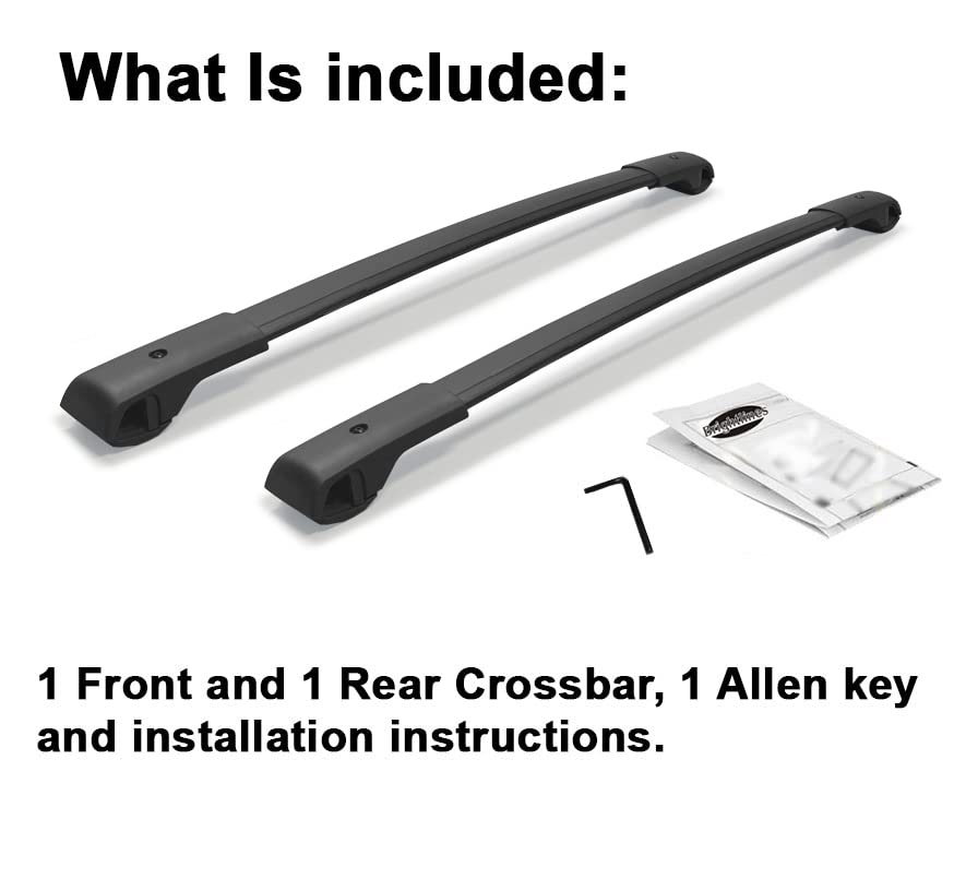 Brightlines Aero Crossbars Roof Racks Replacement For 2018 2019 2020 2021 2022 2023 Subaru Crosstrek & 2017-2023 Impreza