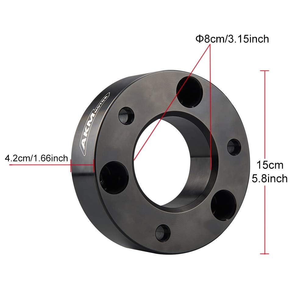 Akm F150 Lift Kit Front 2.5'' Fit F150 04-22 2Wd 4Wd Front Strut Spacer Suspension Lift Leveling Kits Lift Spacers(Updated Versi