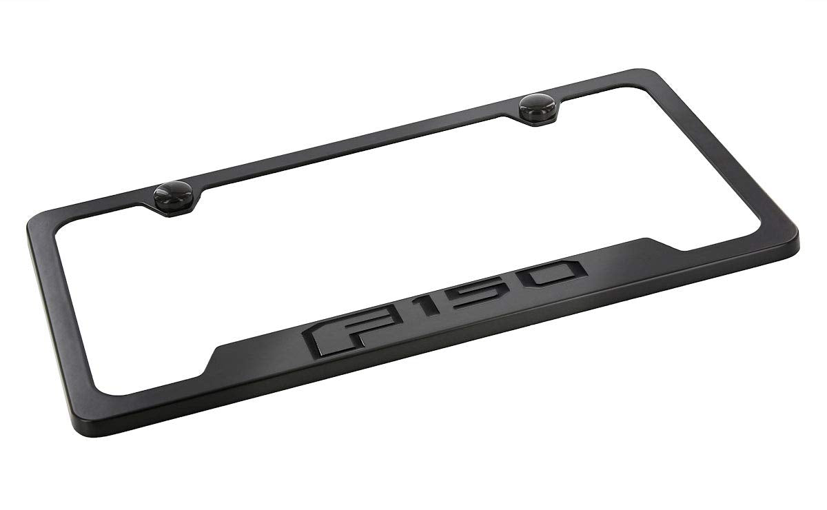License Frame Inc. Ford F 150 Blacked Out Style Metal License Plate Frame