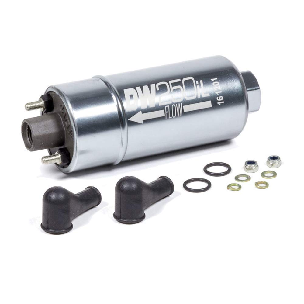 DeatschWerks 9-250 in-Line External Fuel Pump (250lph), 1 Pack