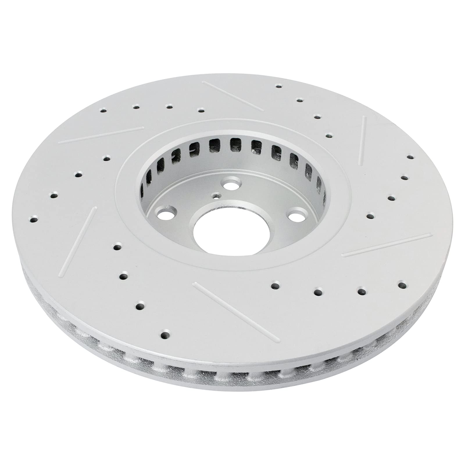 Trq Front Performance Brake Rotors Set Premium G-Coated Compatible With 2007-2011 Lexus Gs350 2006-2007 Gs430 Gs450H 2008-2011 G