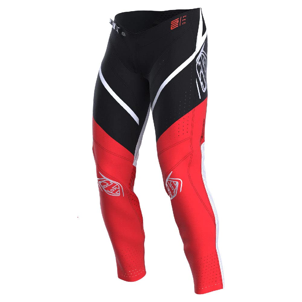 Troy Lee Designs Offroad Motocross Dirt Bike ATV Motorcycle Powersports Racing Pants for Men, SE Pro (Lanes Red/Black, 32)