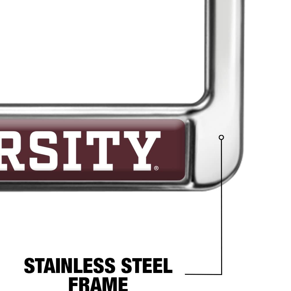 Texas State University Alumni Logo Full Size Standard License Plate Metal Frame