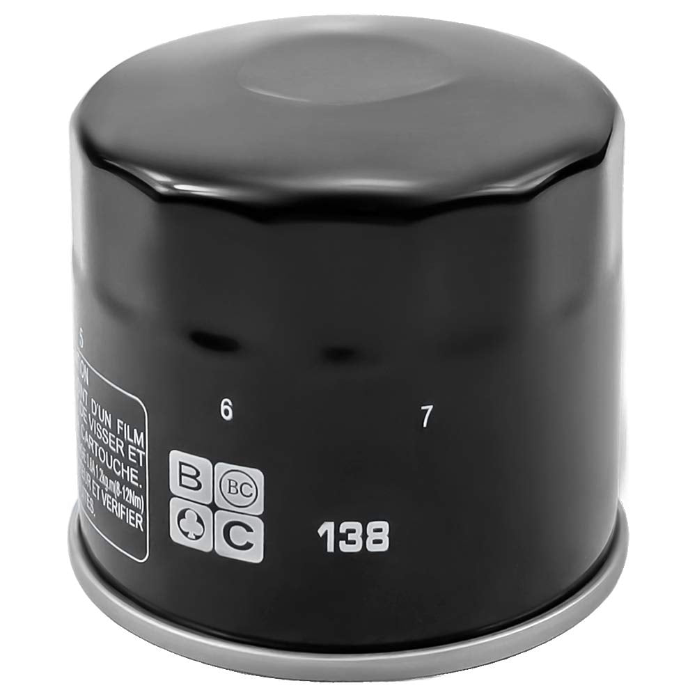 Locopow 138 Oil Filter For Arctic Cat 400 500 450 550 650 700 1000 350 H1 Trv Tbx Alterra Prowler Wildcat, Aprilia Rsv4 Tuono V4