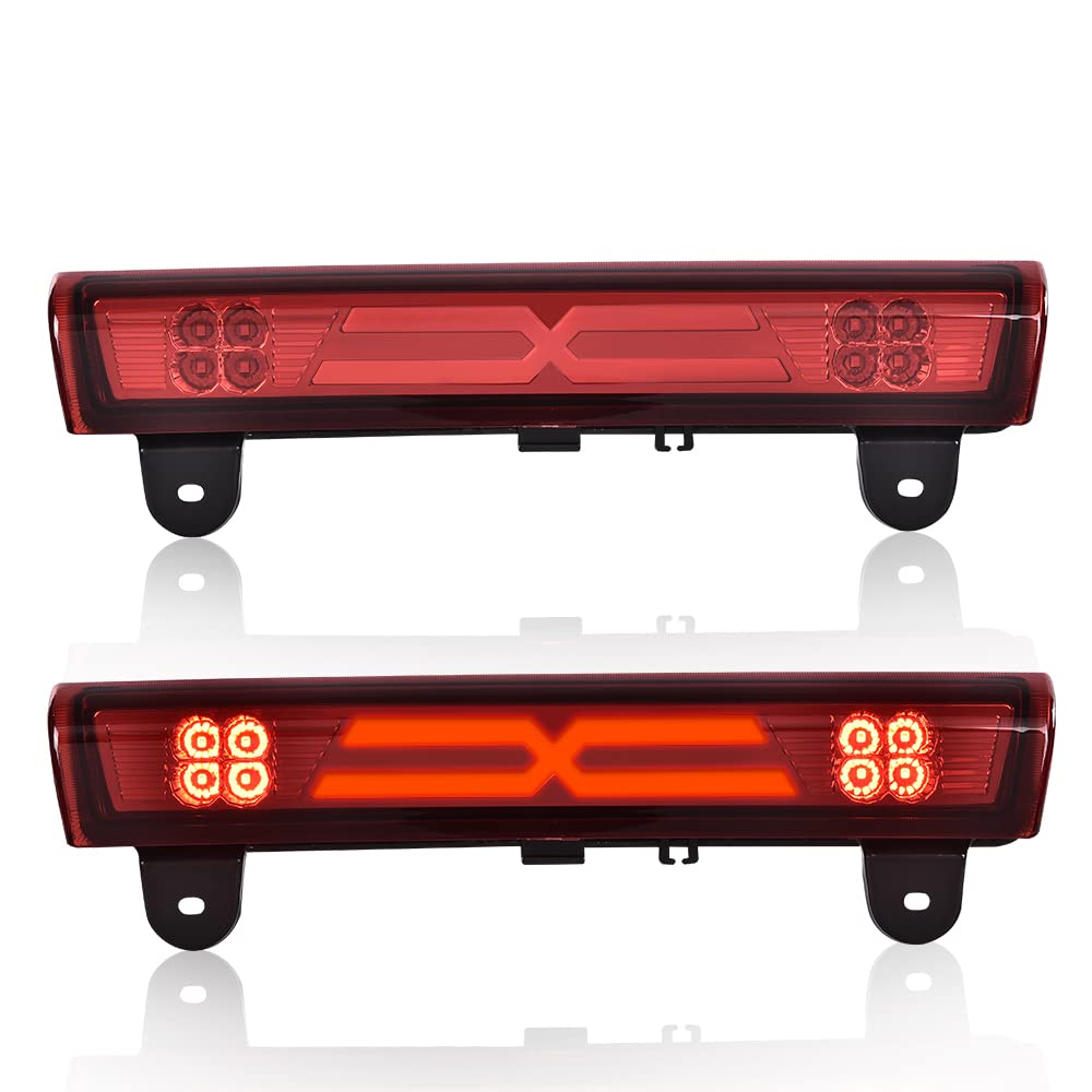 CROSSDESIGN LED 3rd Third Brake Light Compatible with 2000-2006 Chevy Suburban 1500 2500/Fit 2000-2006 Chevy Tahoe/GMC Yukon/GMC