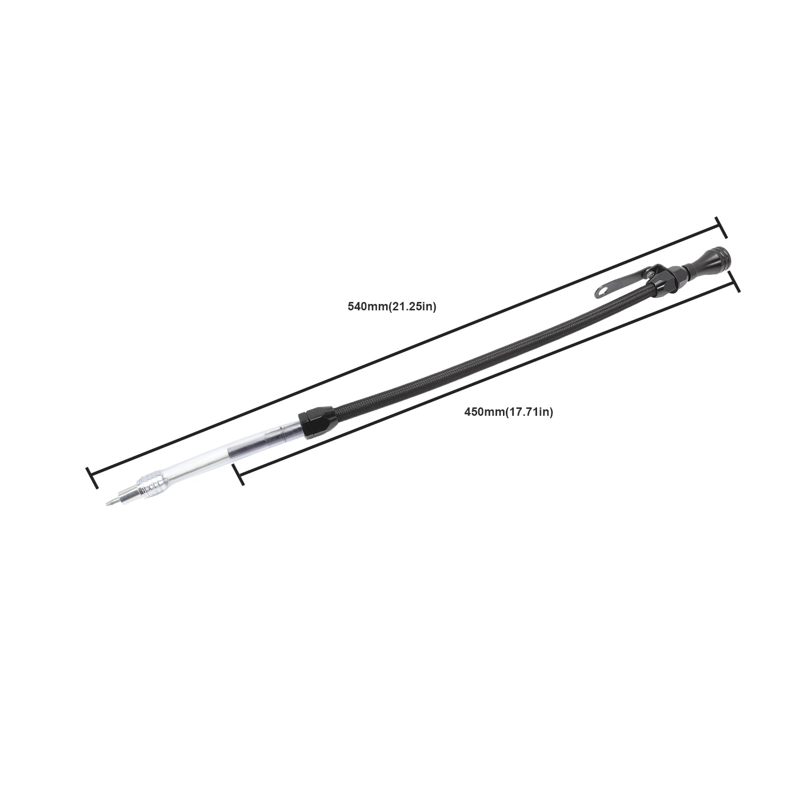 Truck Flexible Oil Dipstick Black Compatible with LS Car Truck Engine Flexible Oil Dipstick Replacement LSX LS1 LS2 LS2 LS6 4.8L