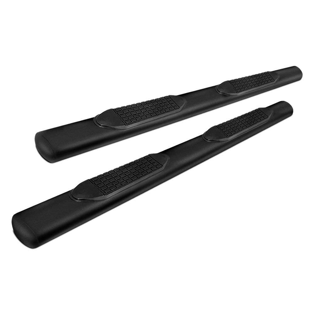 TrailFX 2930347993 Black 4 Oval Tube Side Step
