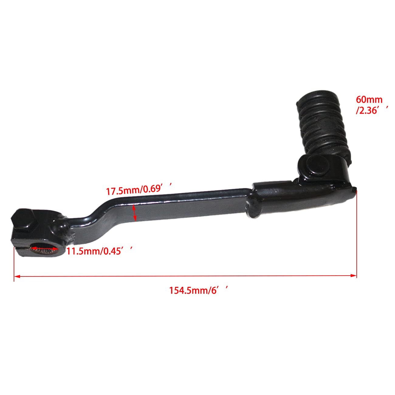 PRO BAT 11mm Gear Shifter Shift Lever for 50cc 70cc 90cc 110cc 125cc Horizontal Engine ATV Quad Bike Go Kart 4 Wheeler Dirt Bike