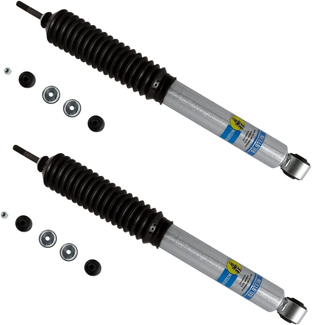 Bilstein 5100 Monotube Gas Shock Set for 2005-2016 Ford F250/F350 4WD - Silver, Model SIA19015408
