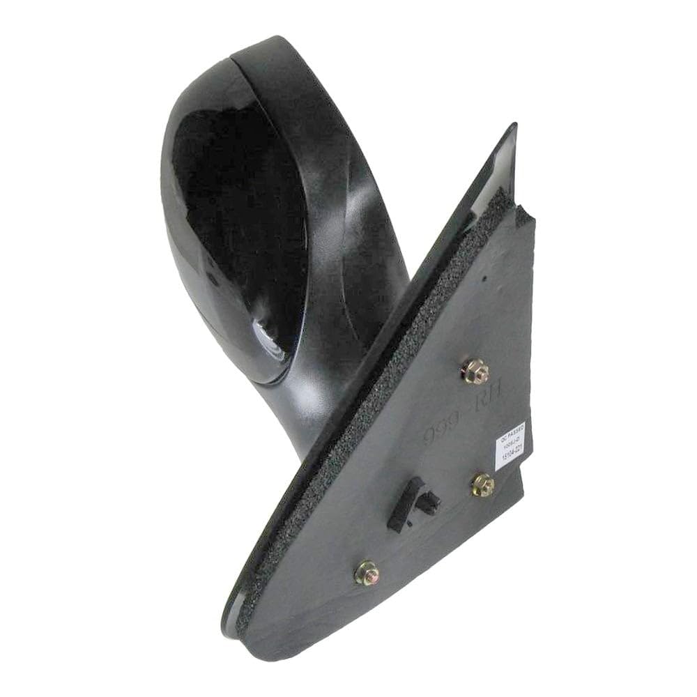 Trq Right Mirror Manual With Black Cover Passenger Side Compatible With 1997-2002 Ford F-150 1997-1999 F-250 Fo1321178